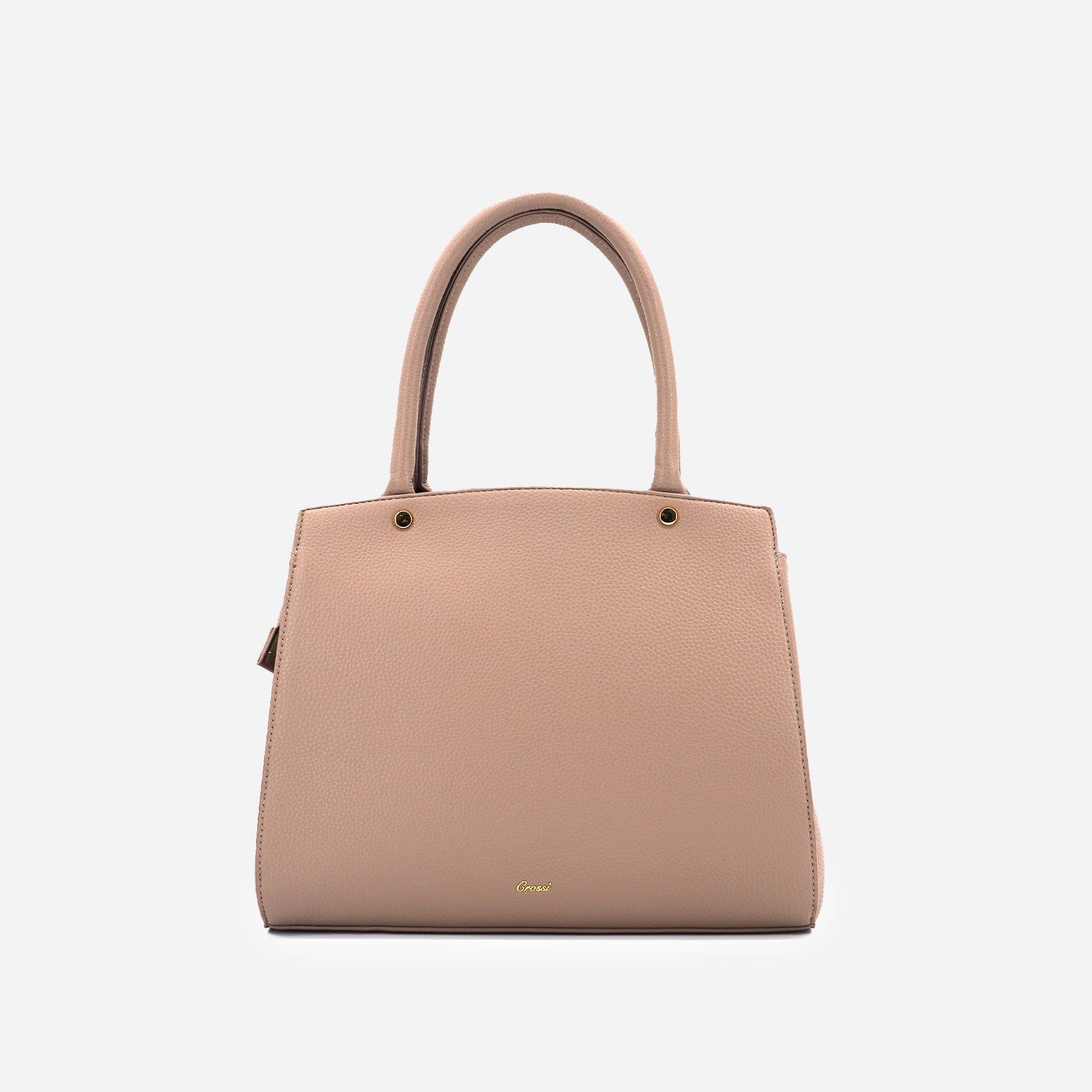 Cross Elegance Large Bow Vegan Leather Satchel Handbag