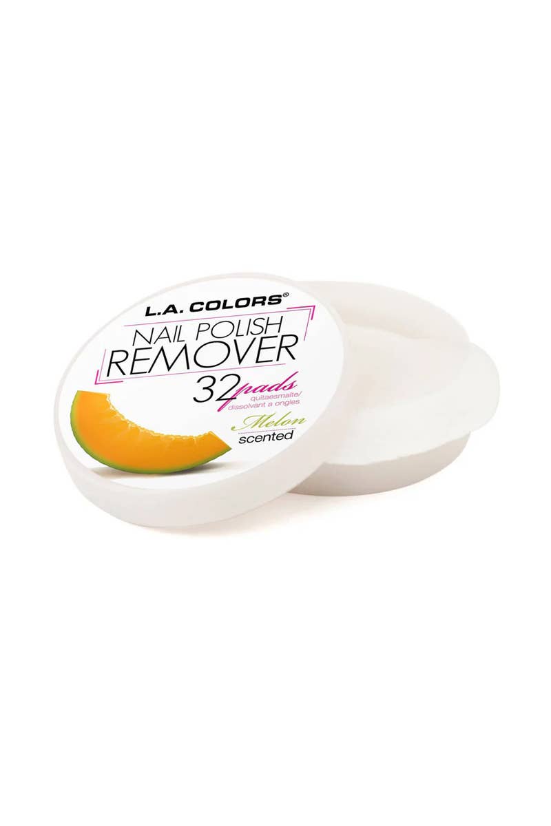 LA Colors CNR965 Melon Nail Polish Remover 32 Pads -l