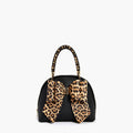 Leopard Top Handle Bow Bag – Fall Statement Gift