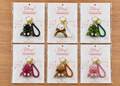 Rhinestone Bow Tie Bear Keychain & Bag Charm                                           In your notes please request a color.