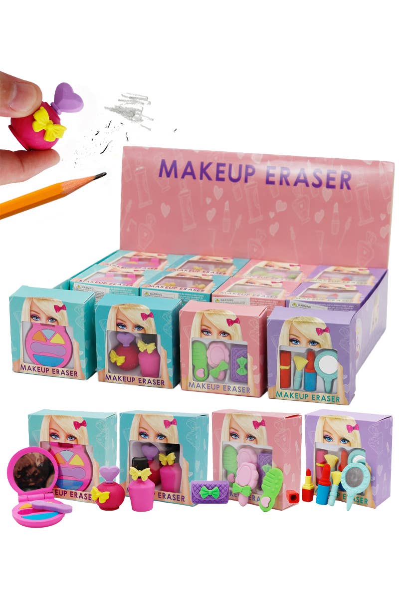 Beauty Glam Makeup Girl Novelty Eraser Collection -
