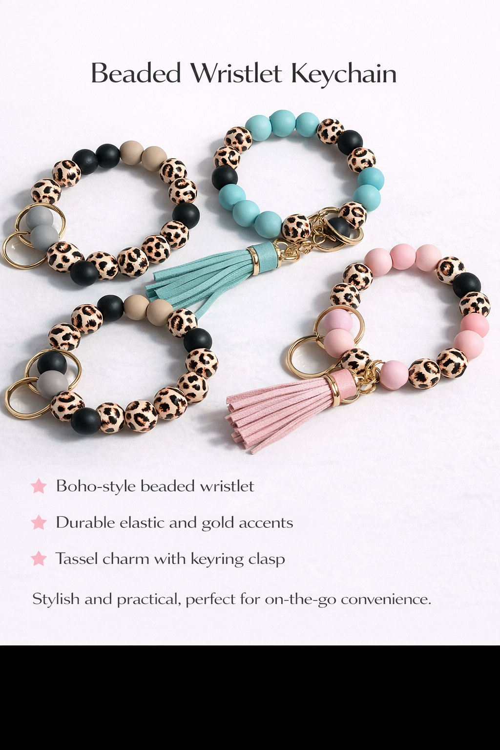 Beaded Wristlet KeyChain