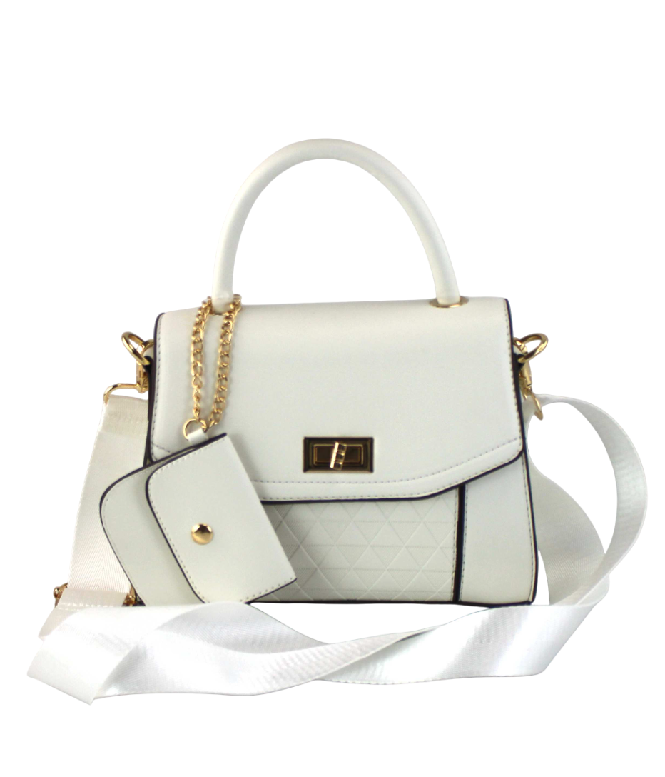 Cute Crossbody Bag with Pouch  - Elegant Bag and Pouch Set
