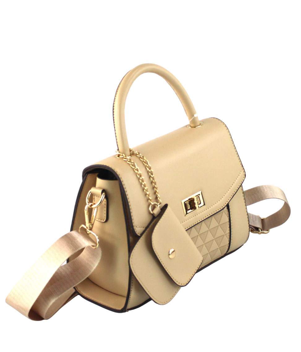 Cute Crossbody Bag with Pouch  - Elegant Bag and Pouch Set