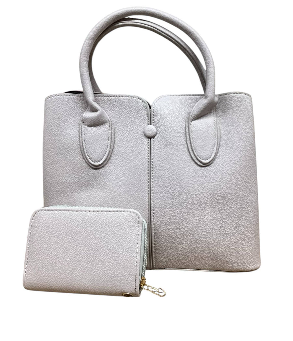 2-Piece Tall Tote Bag Set - Work Purse & Pouch