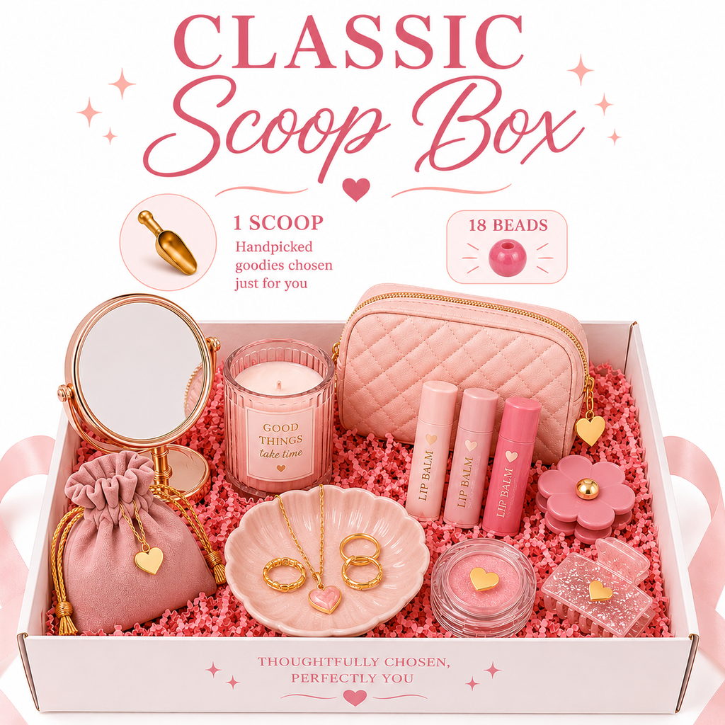 The Classic Box ✨                          Look for our add ons below to create a box you will love even more !         Sourced from reputable wholesalers.