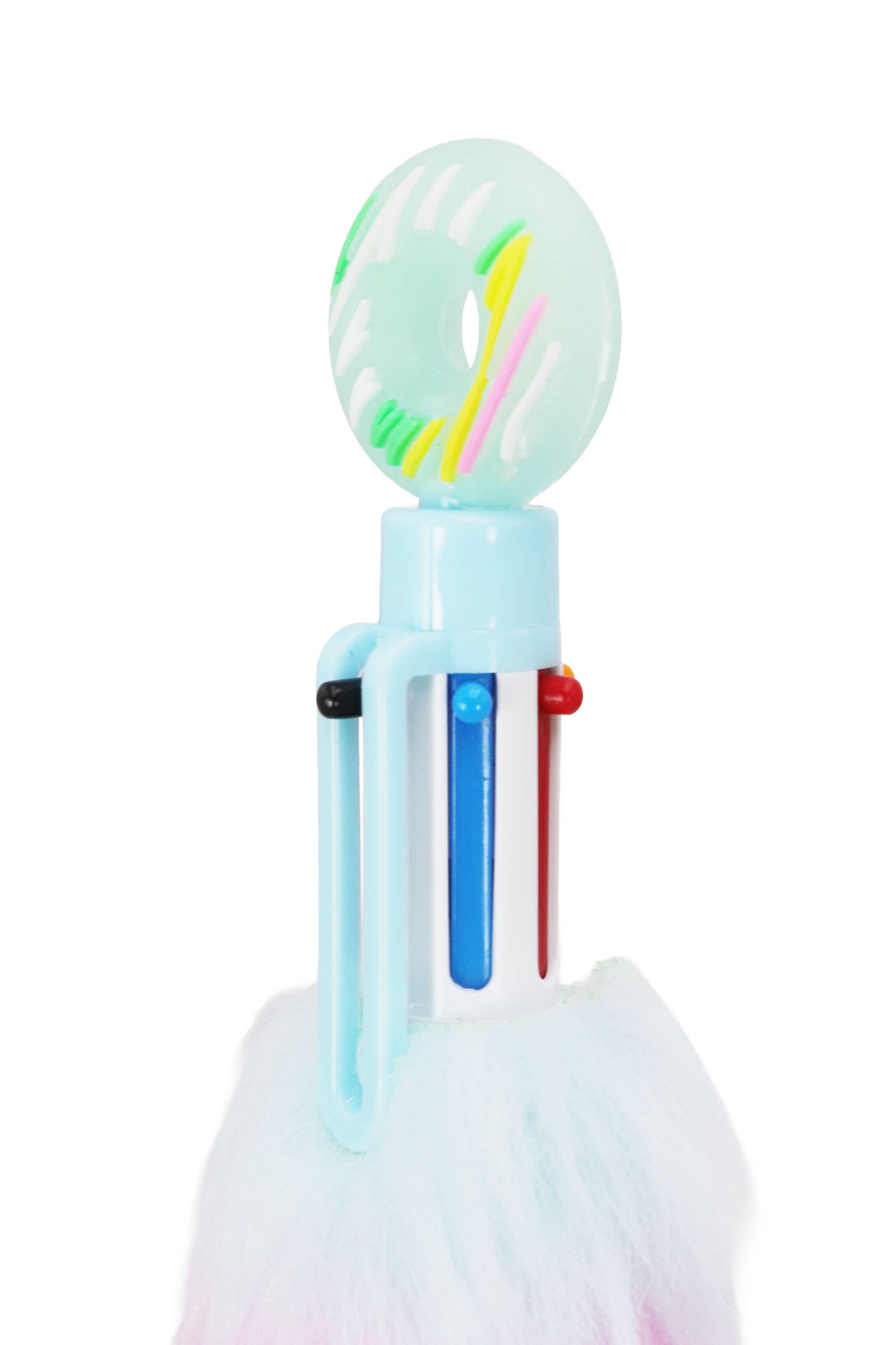 Donut Pastel 6-in-1 Multicolor Faux Fur Pen -
