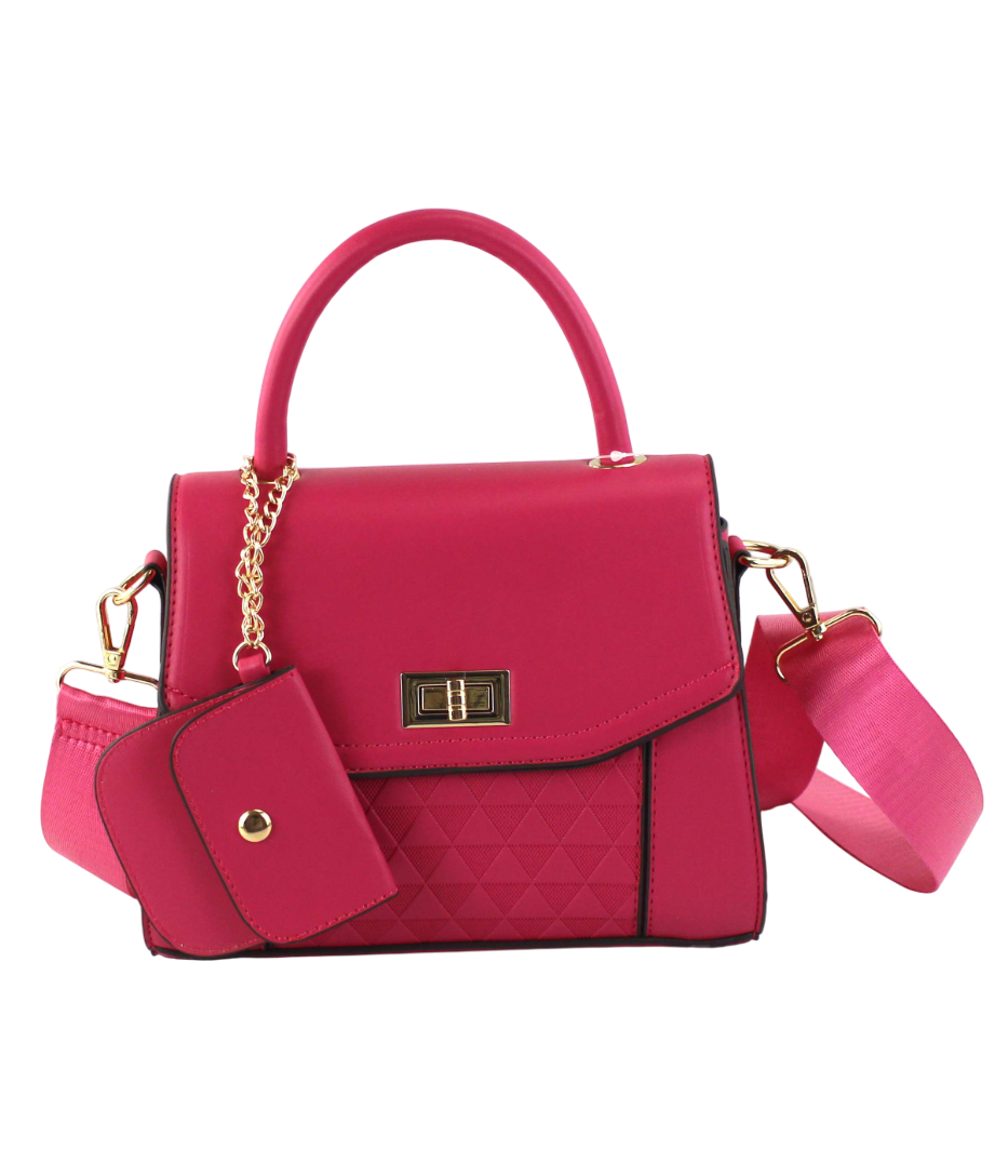 Cute Crossbody Bag with Pouch  - Elegant Bag and Pouch Set