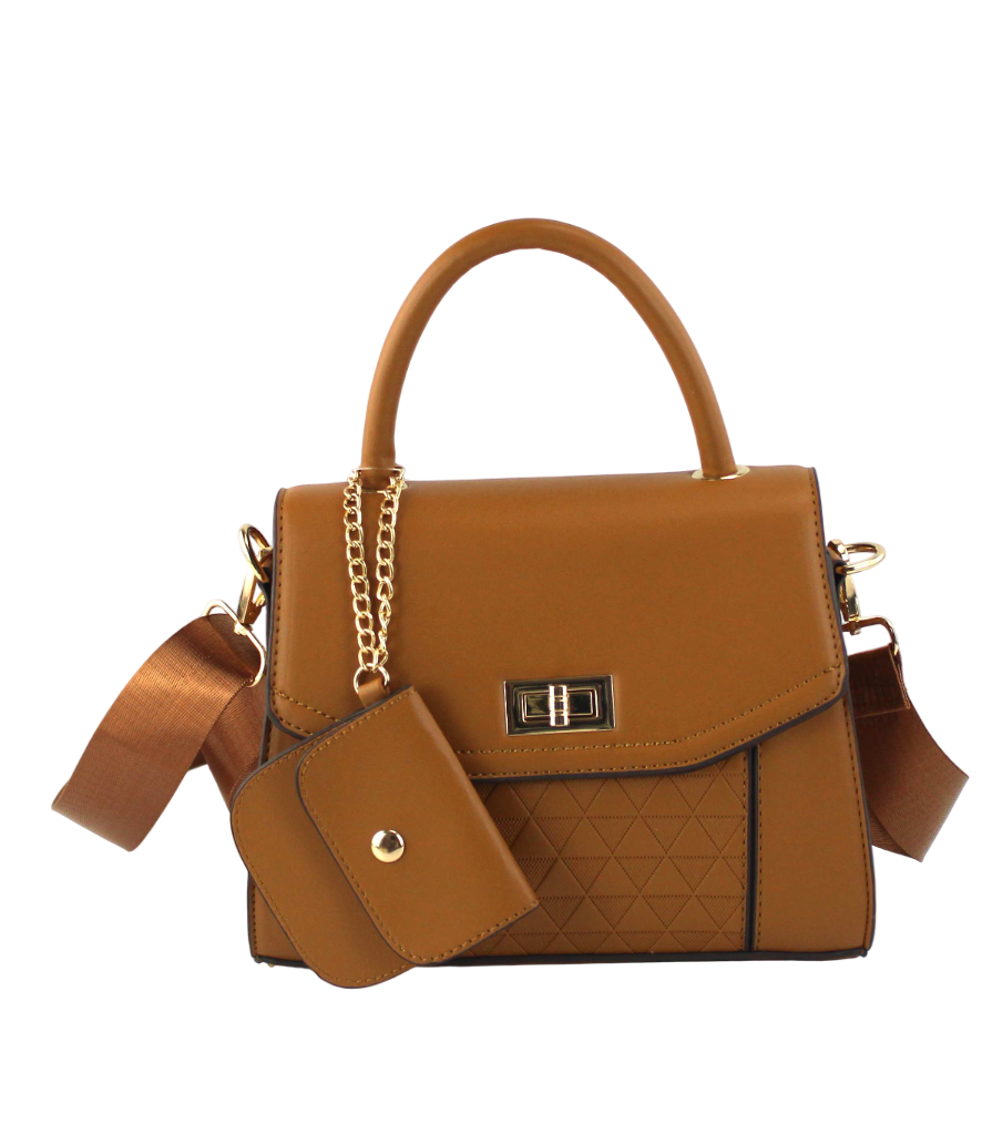 Cute Crossbody Bag with Pouch  - Elegant Bag and Pouch Set
