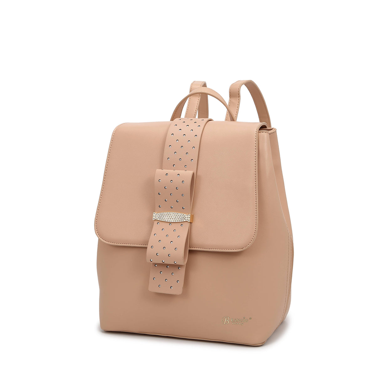 Brangio Italy Glamorous Scarlet Bow Ribbon Romance Backpack