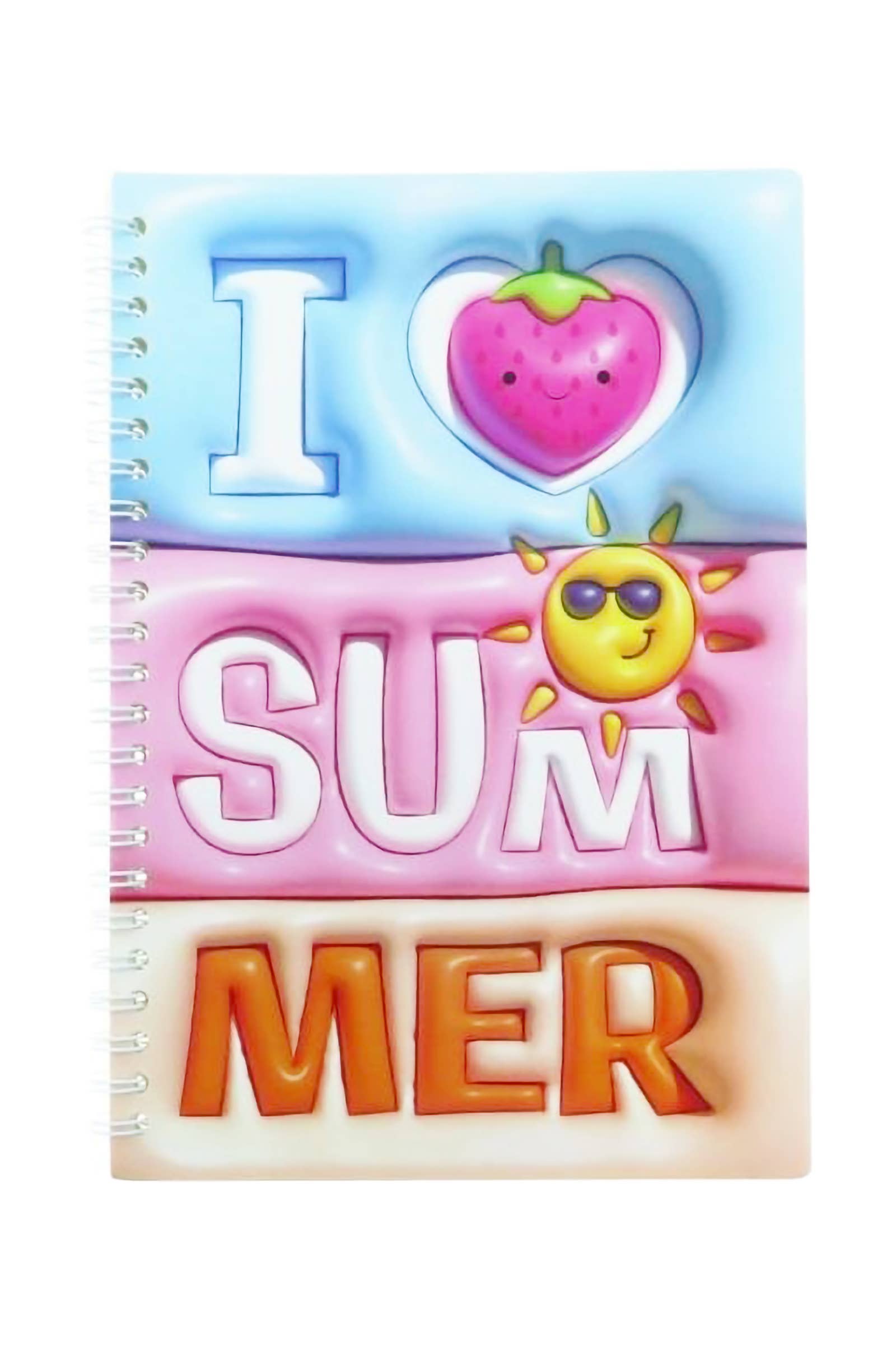 Summer Vibes A5 80-page Spiral Notebook -