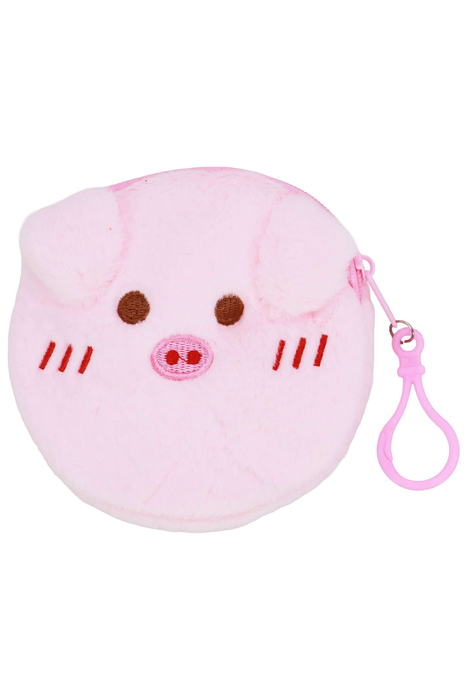Cute Animals Fuzzy Plushie Coin Purse Bag
