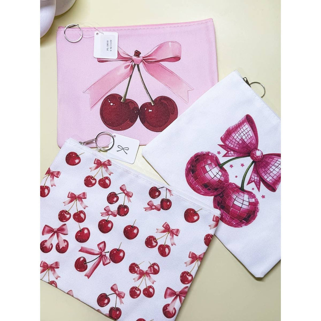 Cherry Printed Multi Use Purse