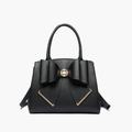 Poppy Bowtie Structured Top Handle Spring Shoulder Bag