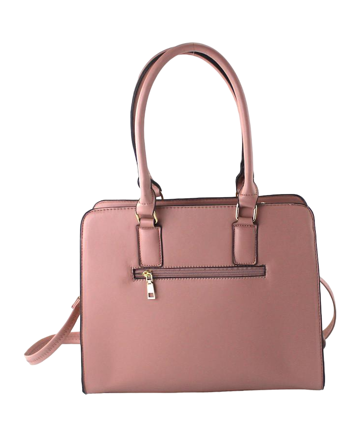 Chic Leather Satchel - Large Fashion Handbag