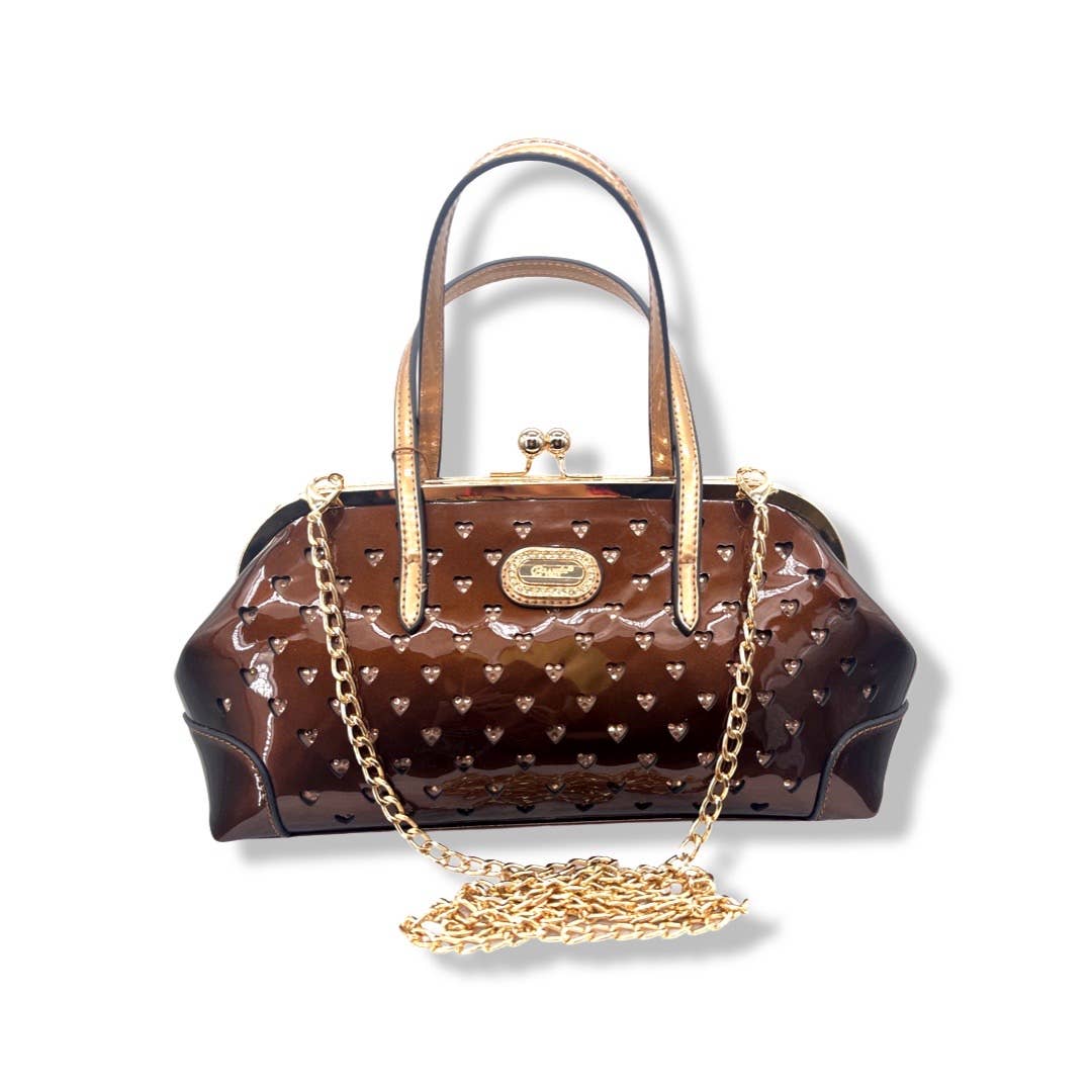 Brangio Italy Heart Studs Handbag & Crossbody Bag