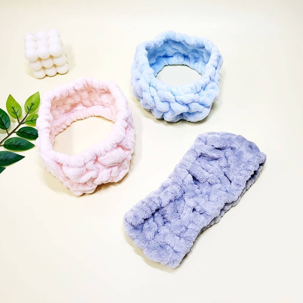 Wide Plush Beauty Spa Headband
