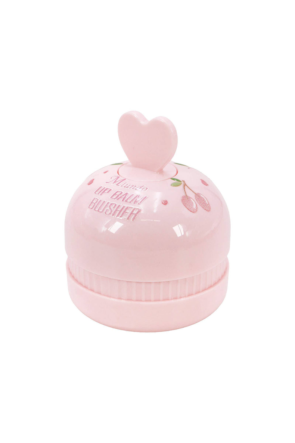 Cherry Heart Round Lip Balm Blusher
