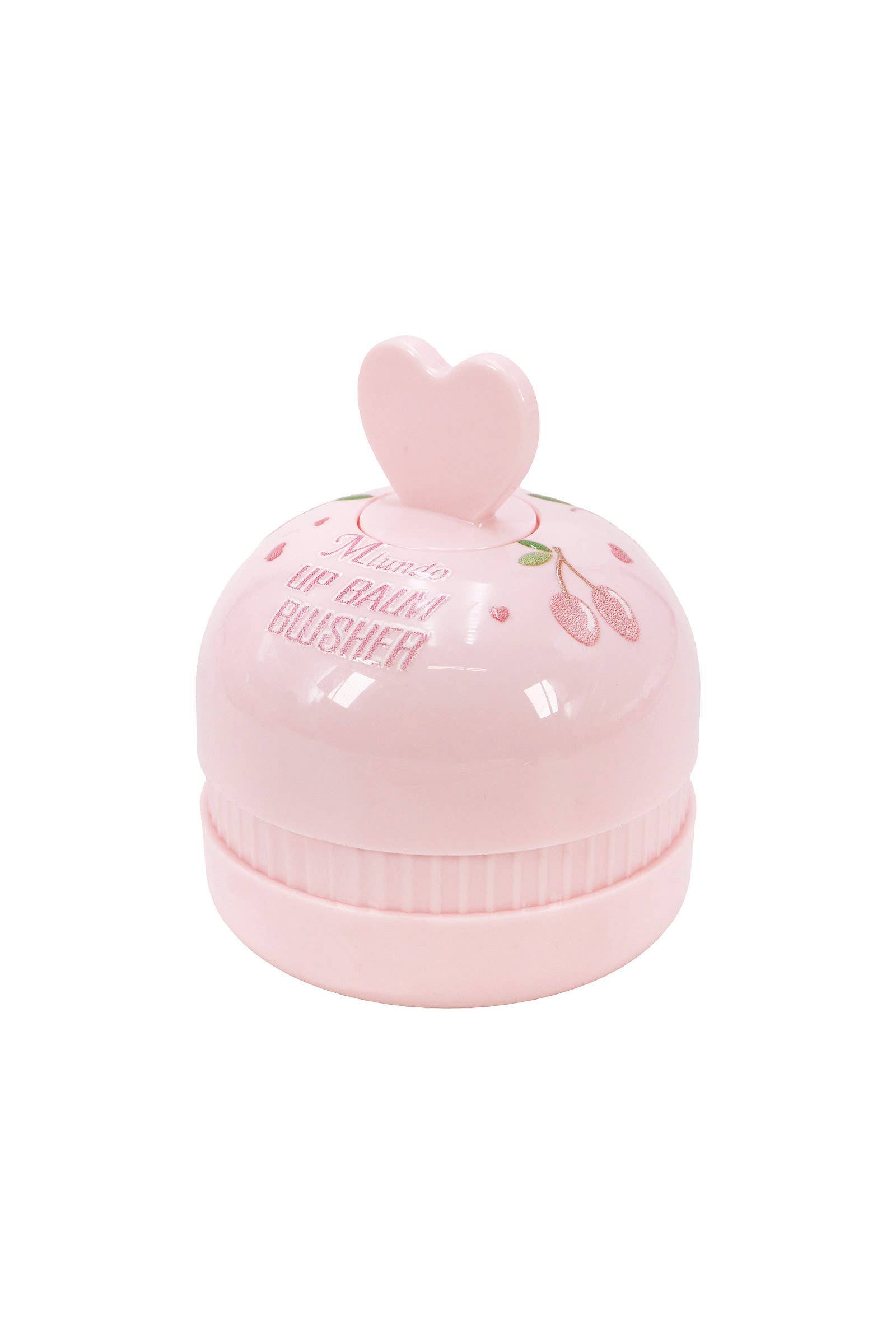 Cherry Heart Round Lip Balm Blusher