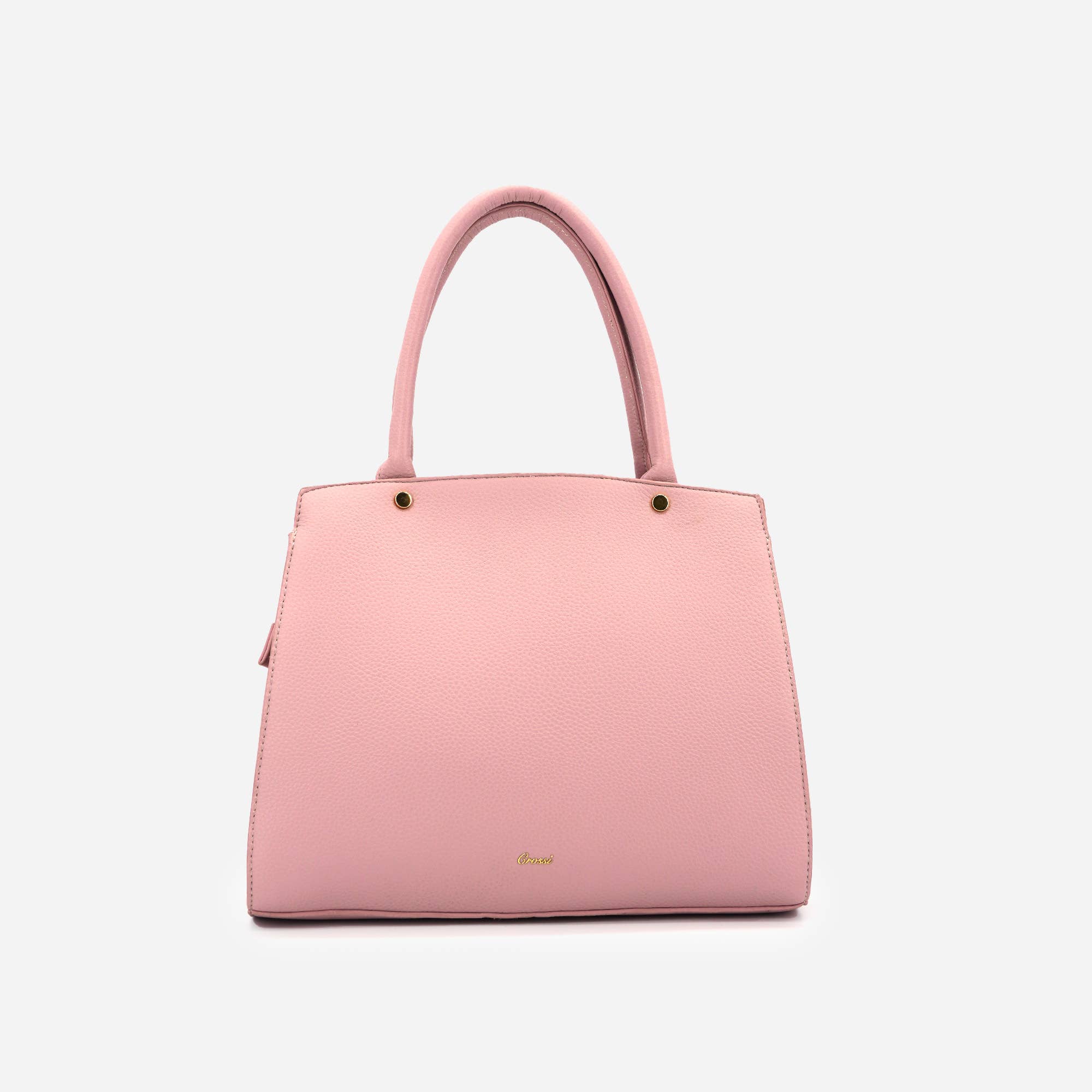 Cross Elegance Large Bow Vegan Leather Satchel Handbag