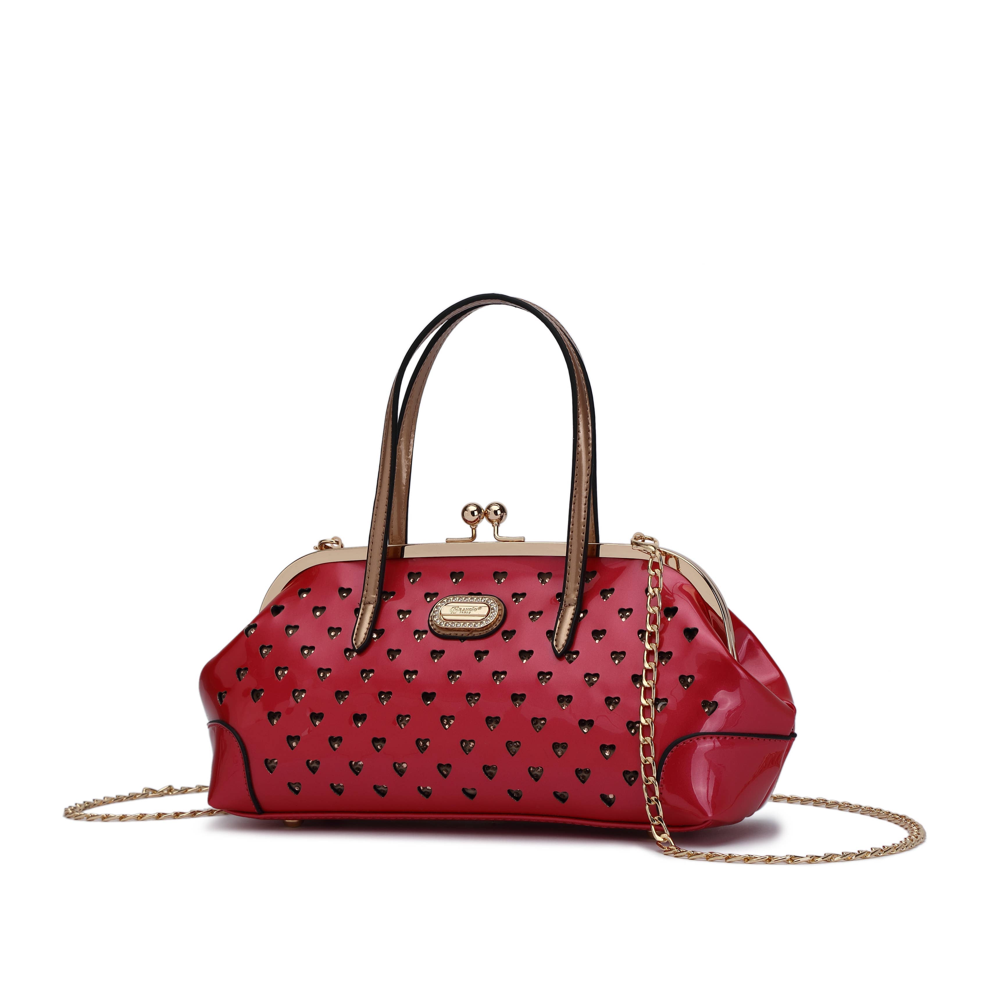 Brangio Italy Heart Studs Handbag & Crossbody Bag