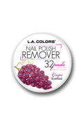 LA Colors CNR963 Grape Nail Polish Remover 32 Pads -