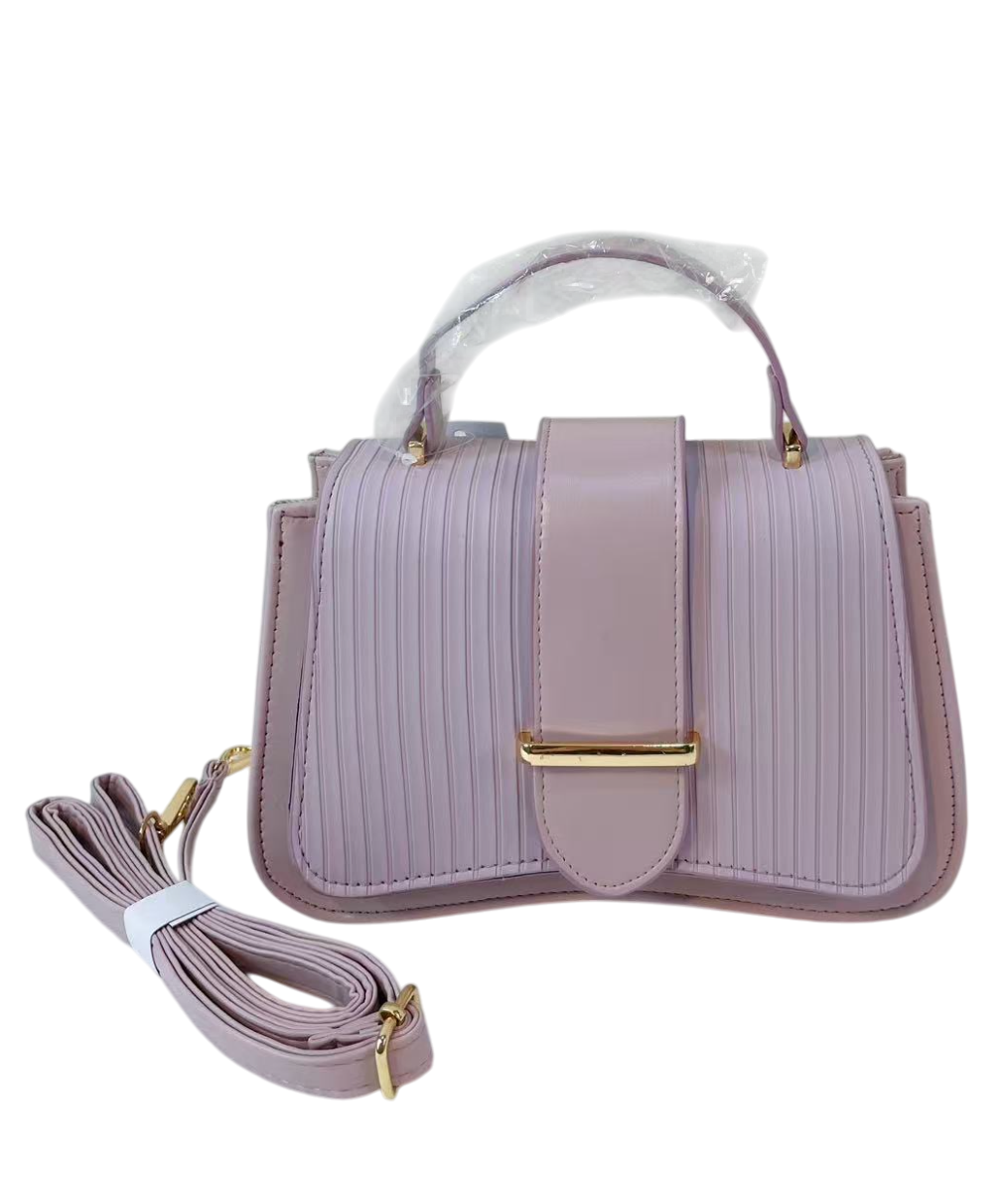 Quilted Crossbody Bag - Elegant Leather Shoulder Purse