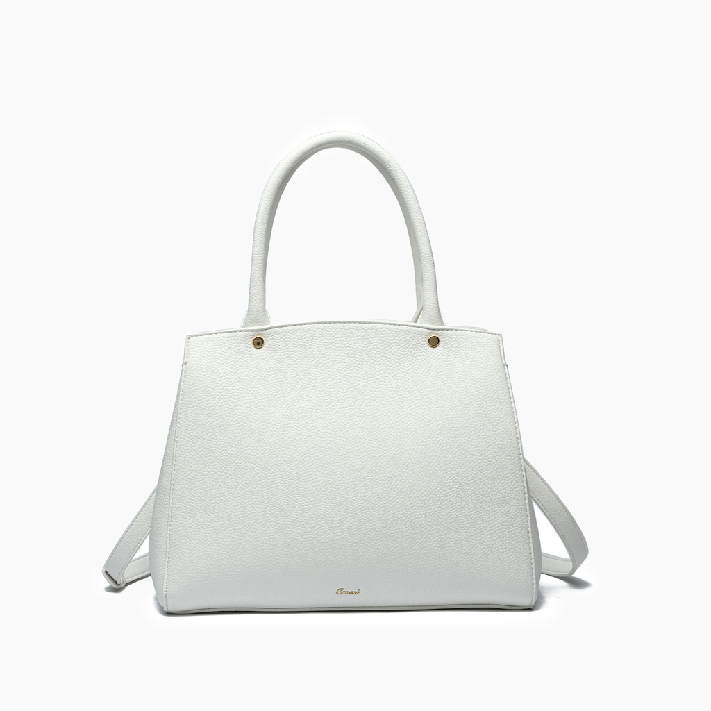 Poppy Bowtie Structured Top Handle Spring Shoulder Bag
