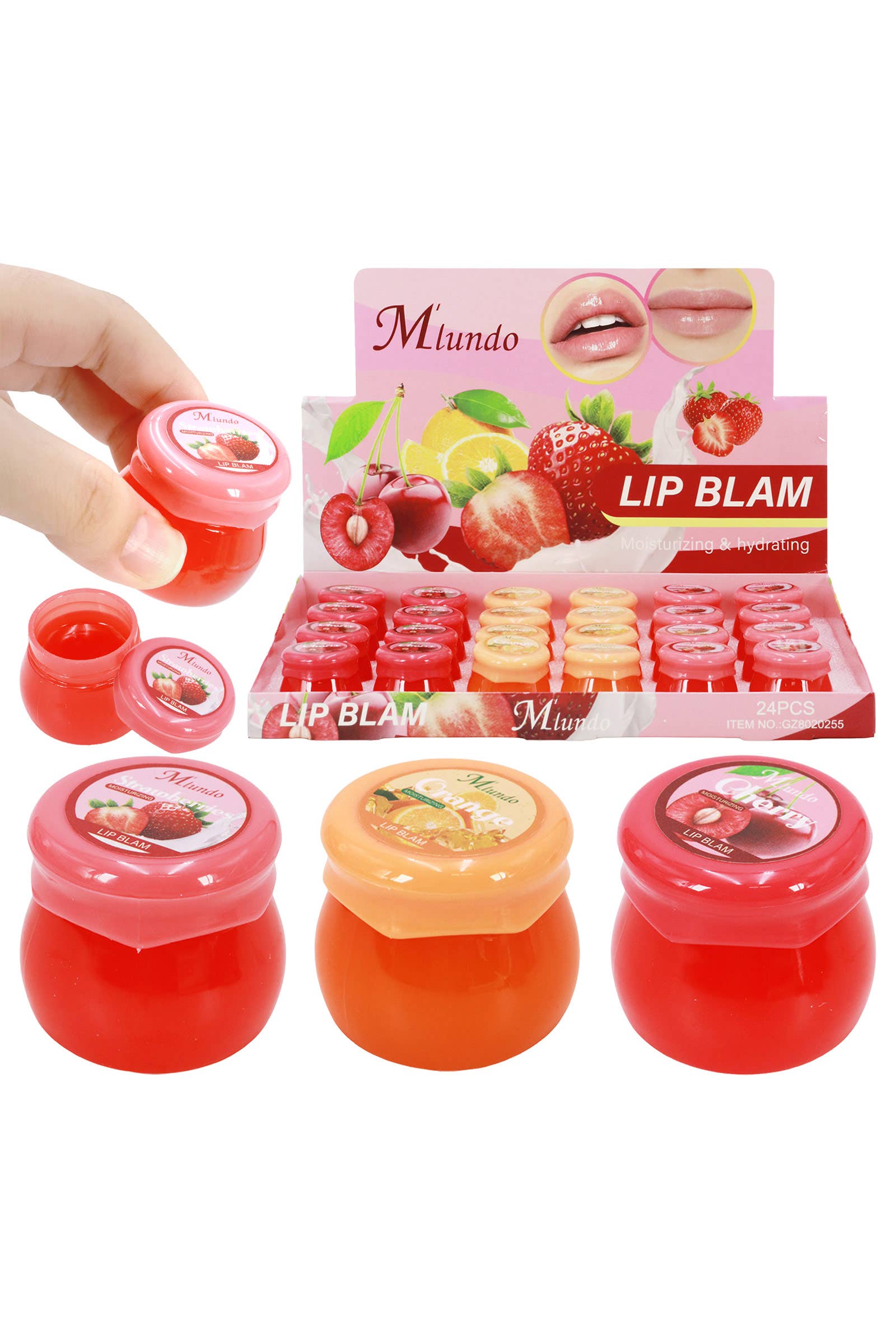 Hydrating Fruity Lip Balm Jar