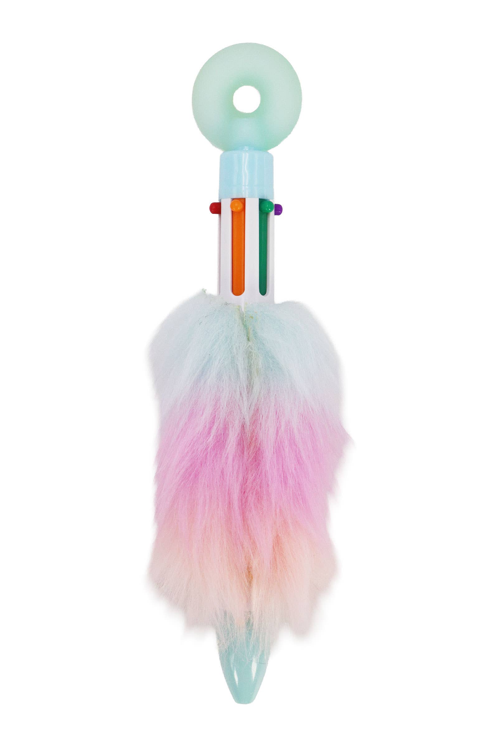 Donut Pastel 6-in-1 Multicolor Faux Fur Pen -