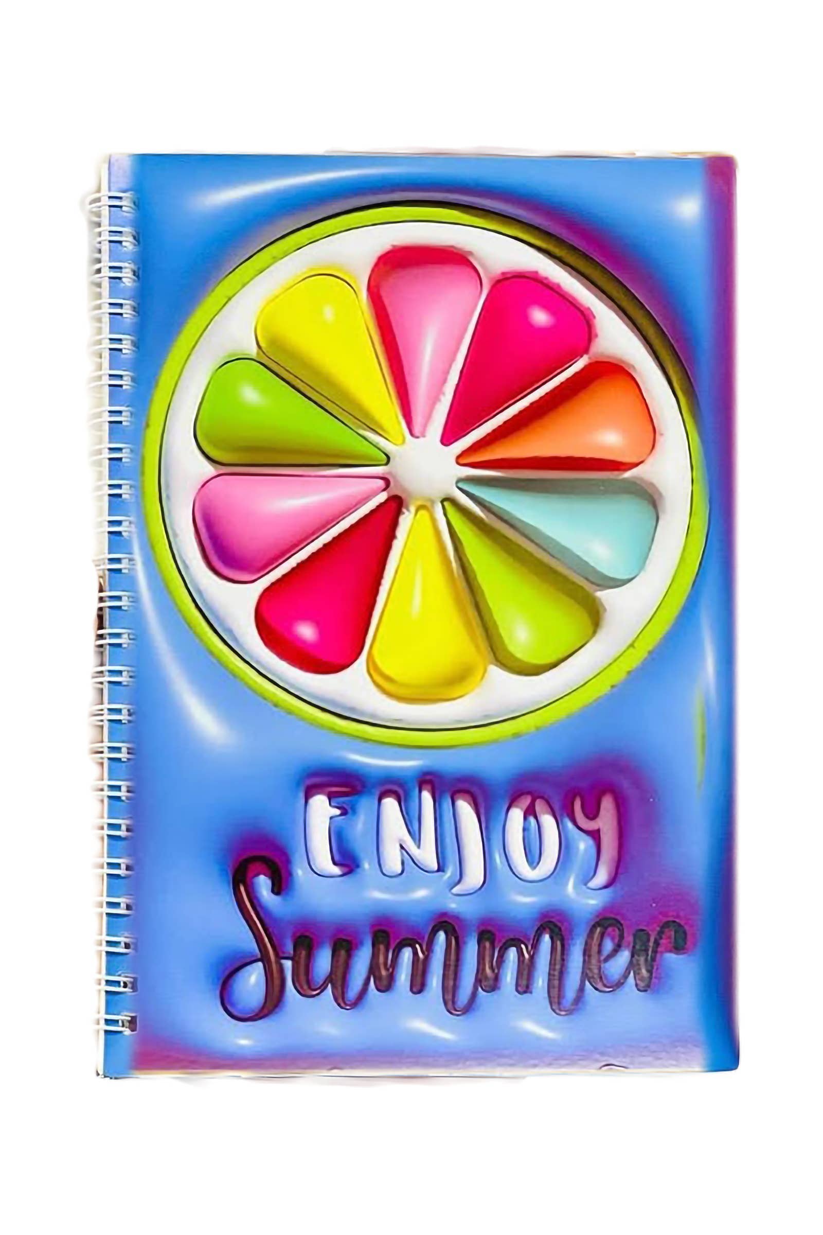 Summer Vibes A5 80-page Spiral Notebook -