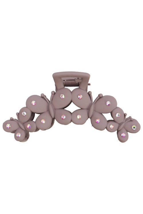 Bling Matte Butterfly Hair Claw