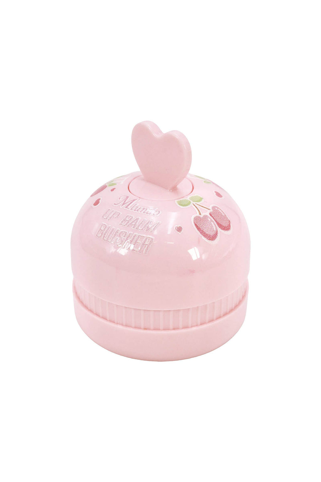 Cherry Heart Round Lip Balm Blusher