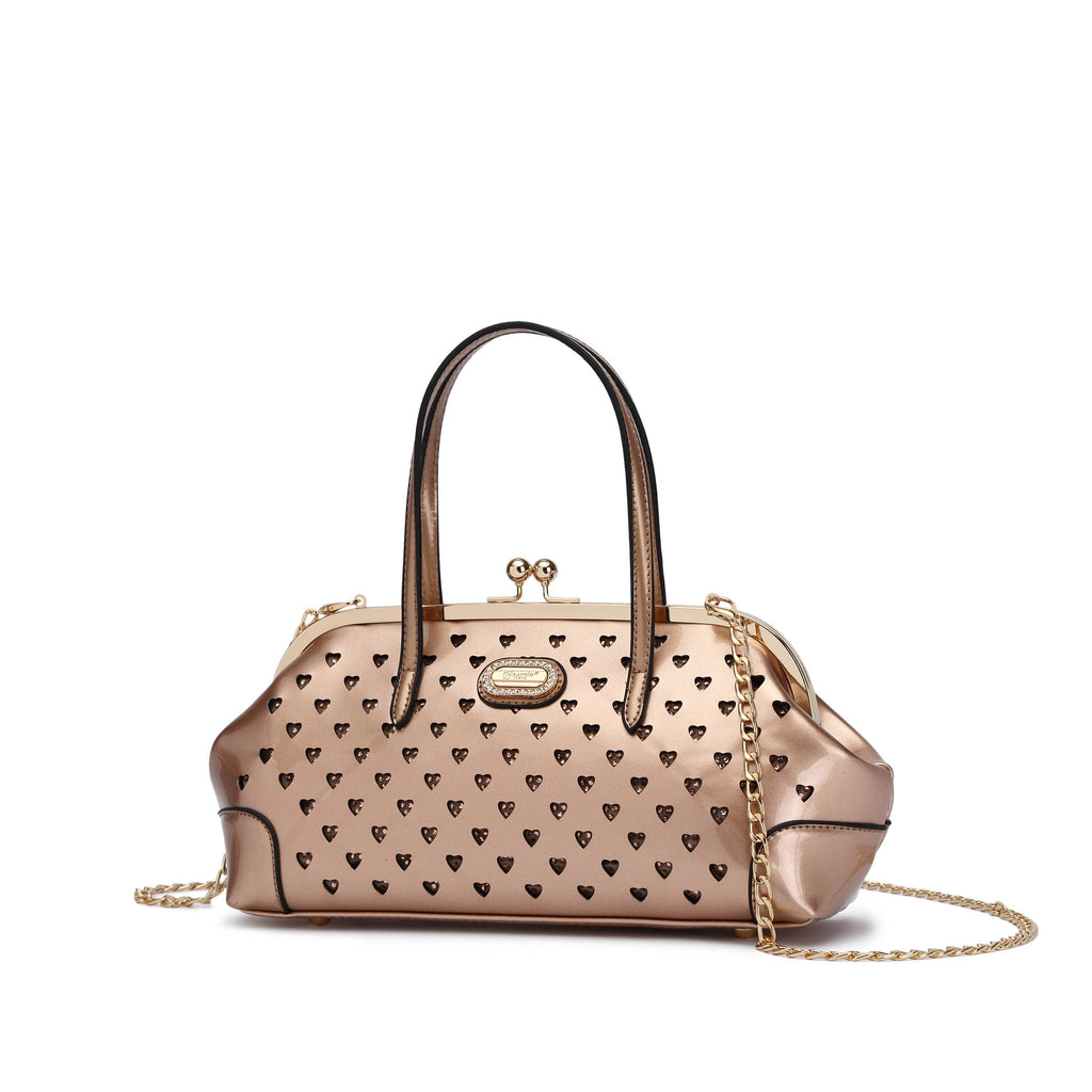 Brangio Italy Heart Studs Handbag & Crossbody Bag