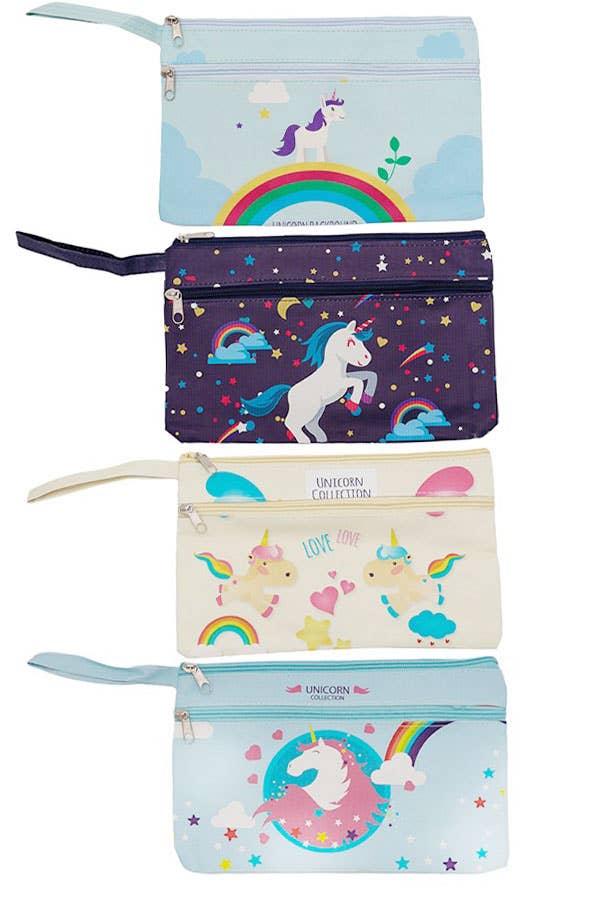 Flat Pouch Unicorn Bags