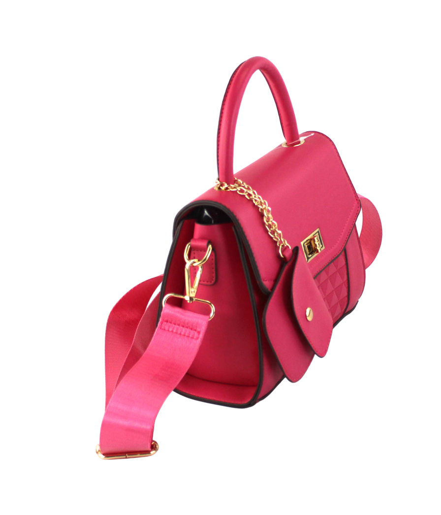 Cute Crossbody Bag with Pouch  - Elegant Bag and Pouch Set