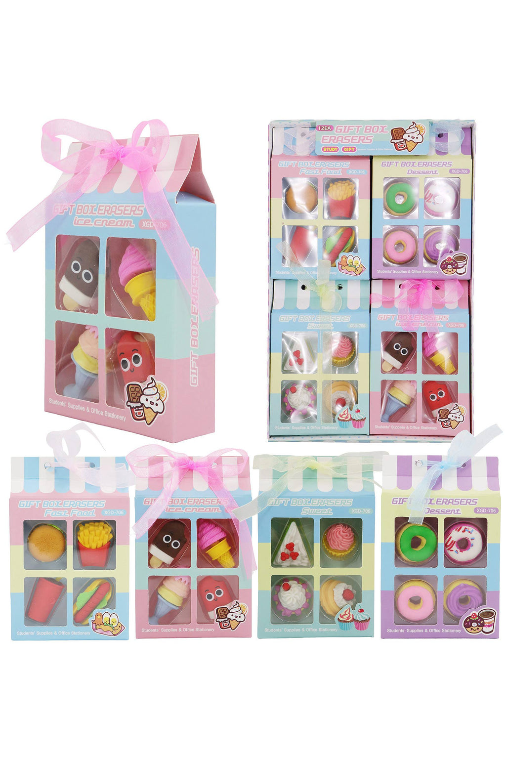 Mini Foodie Gift Box Eraser