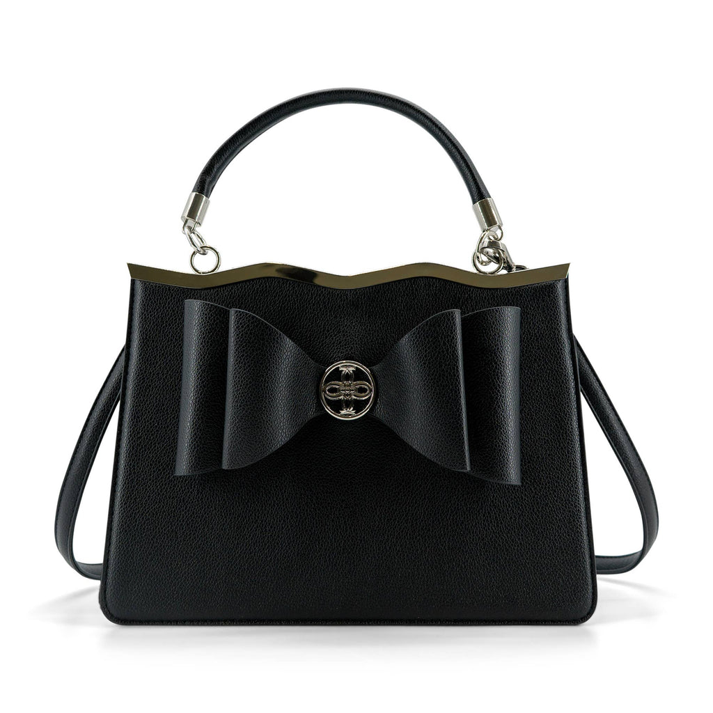 Noa Structured Bowtie Top Handle Women's Bag