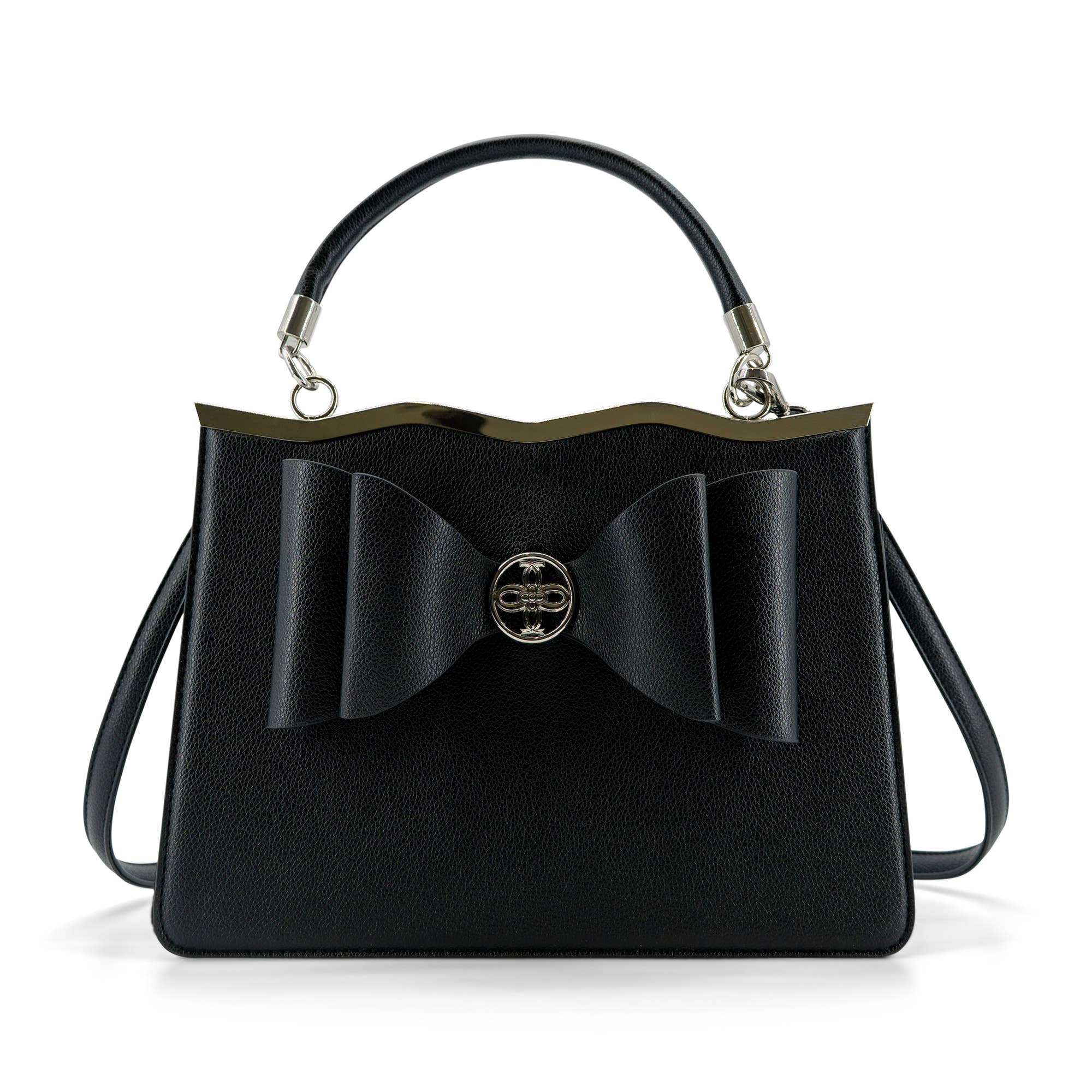 Noa Structured Bowtie Top Handle Women's Bag