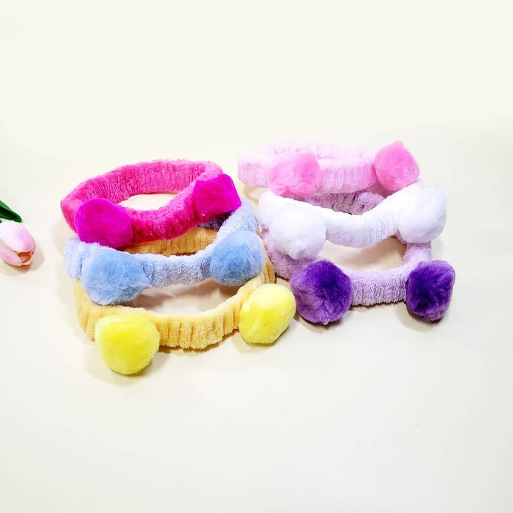 Pom Pom Beauty Spa Headband