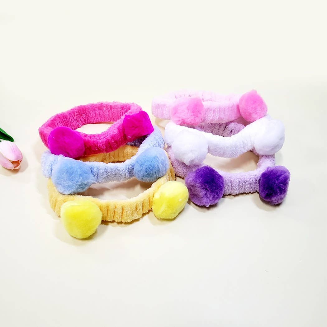 Pom Pom Beauty Spa Headband