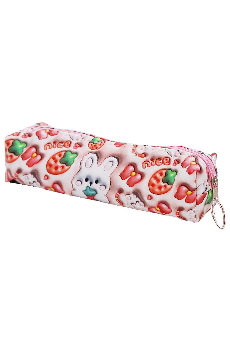 Fruity Animal Friends Makeup Pencil Case
