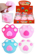 Pastel Bear Cat Animal Paws Fluffy Slime Filled Squishy