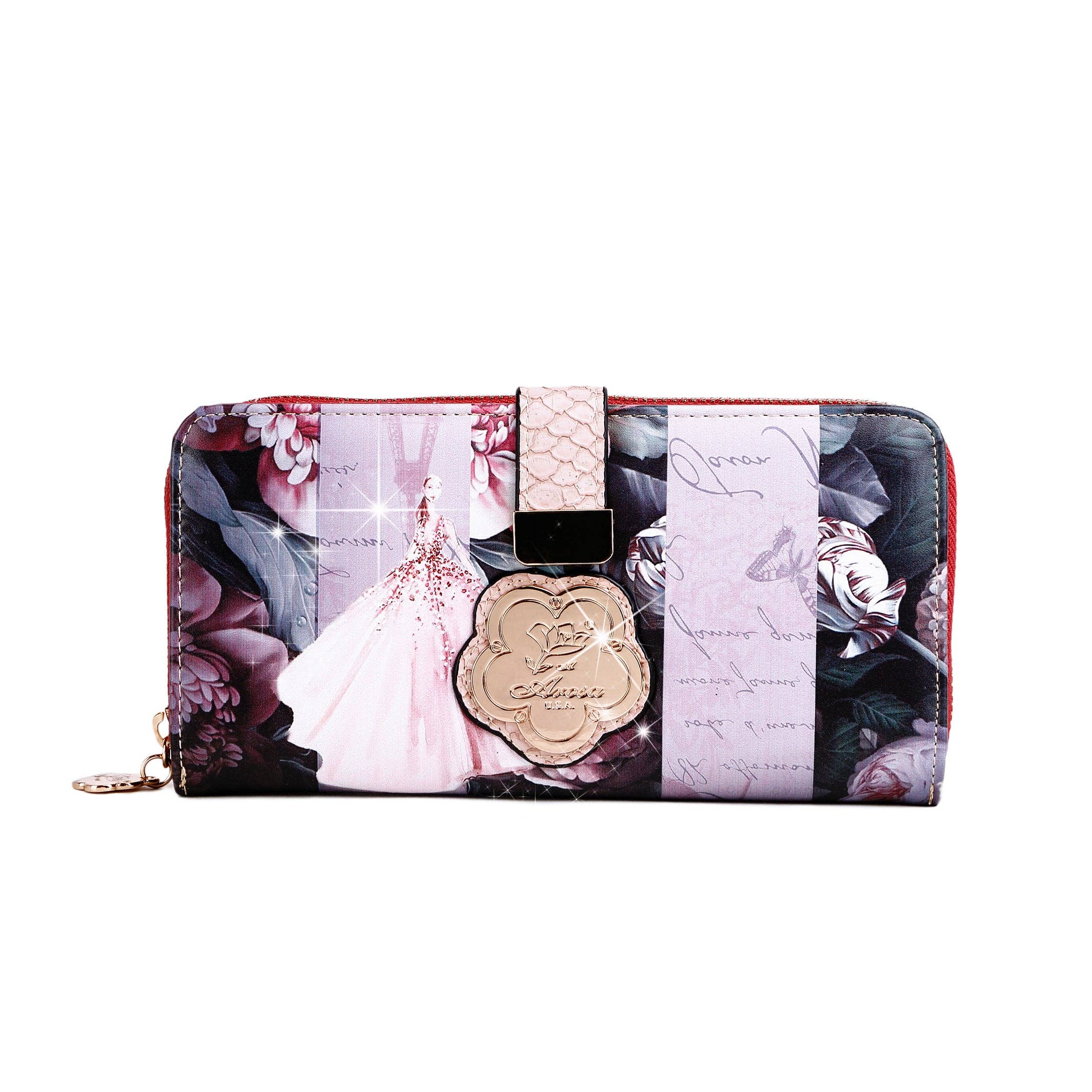 Arosa Elegant Floral Designer Wallet