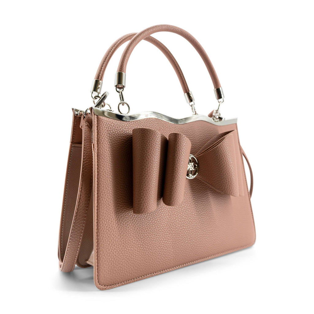Noa Structured Bowtie Top Handle Women's Bag