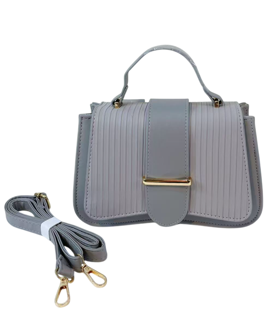 Quilted Crossbody Bag - Elegant Leather Shoulder Purse