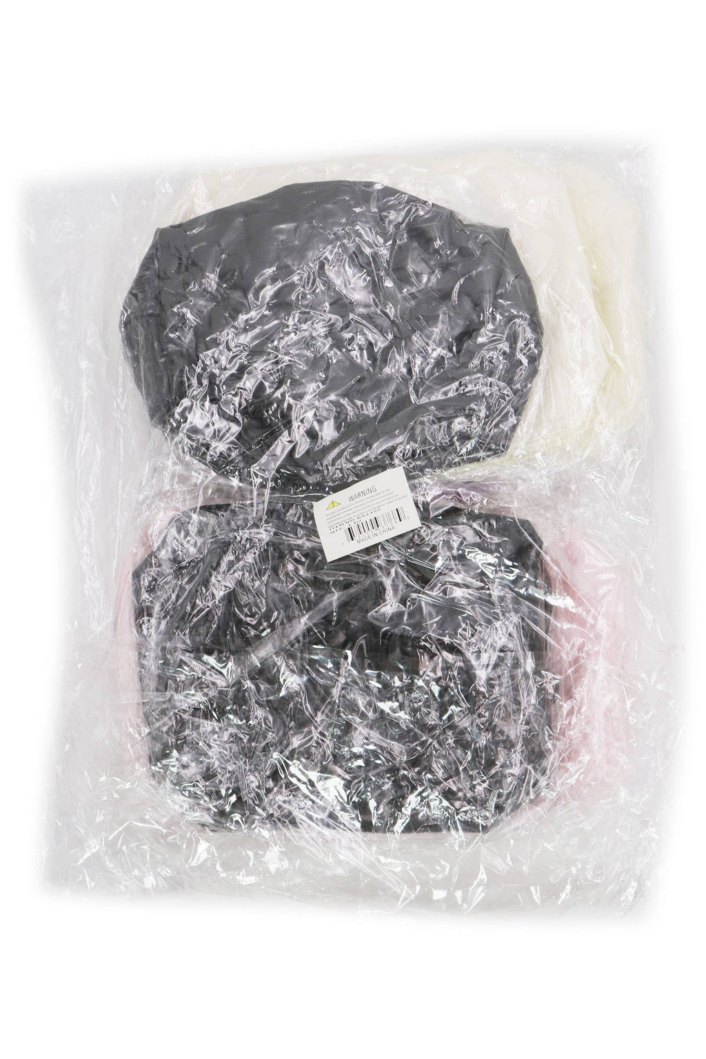 Embossed Dotted Heart Glossy Cosmetic Pouch Bag