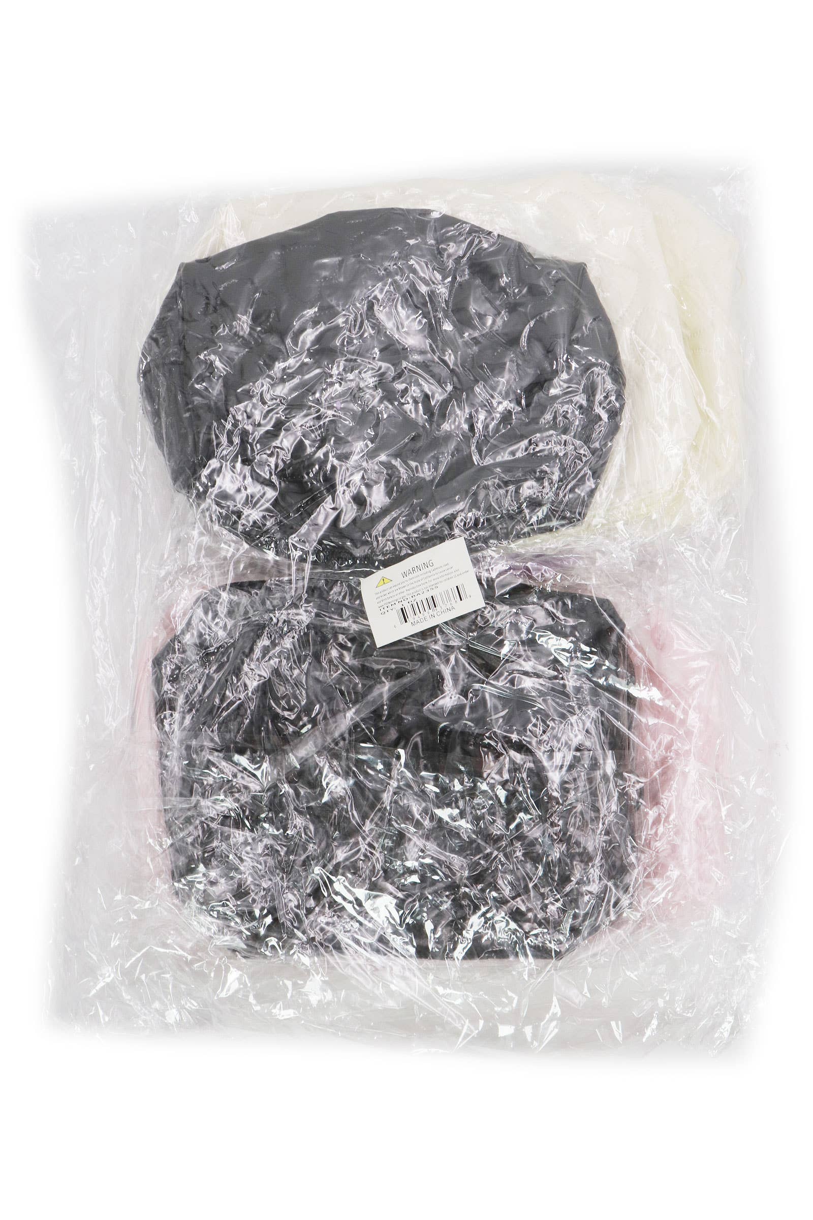 Embossed Dotted Heart Glossy Cosmetic Pouch Bag