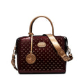 Brangio Italy Heart Stud Satchel Bag – Floral Strap Designer