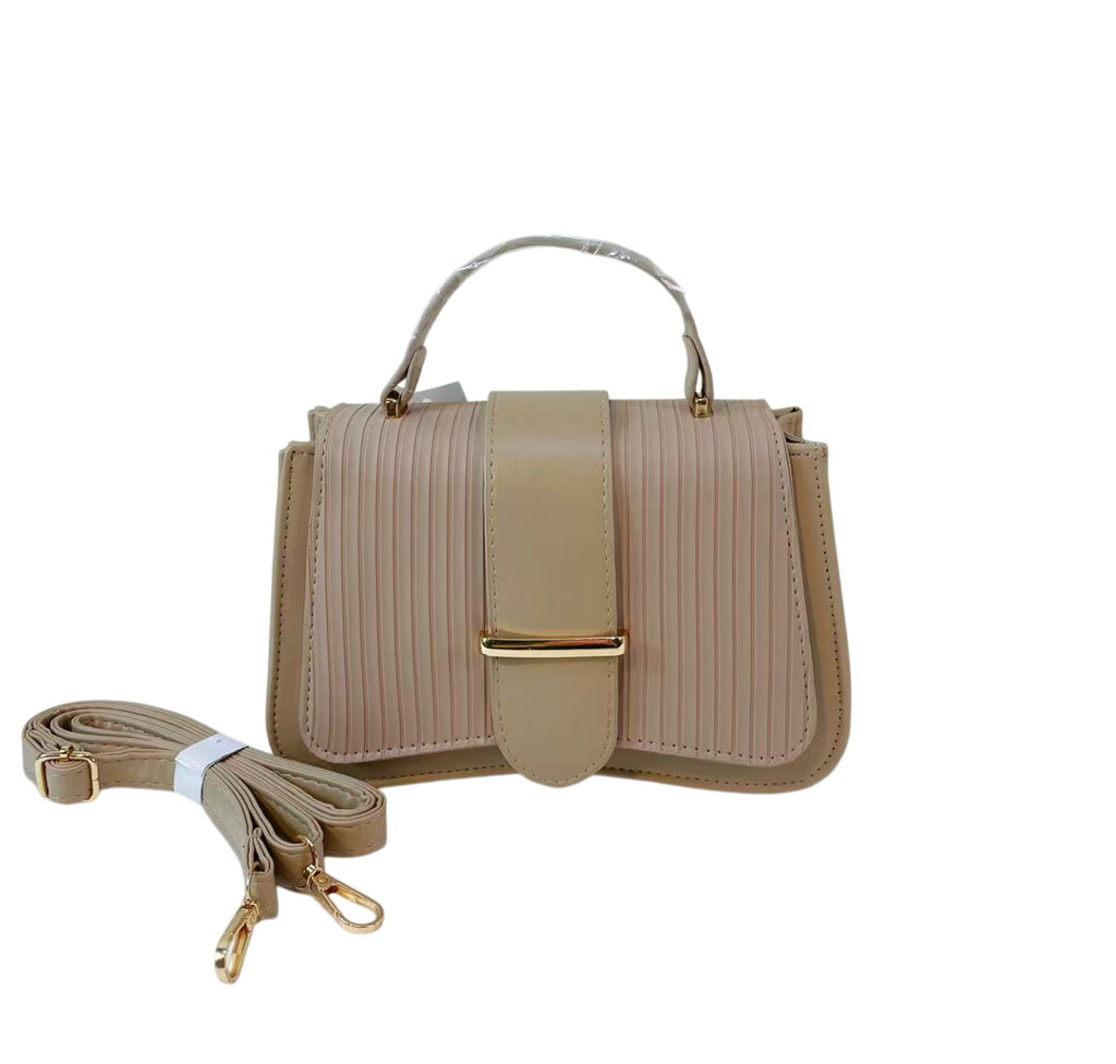 Quilted Crossbody Bag - Elegant Leather Shoulder Purse